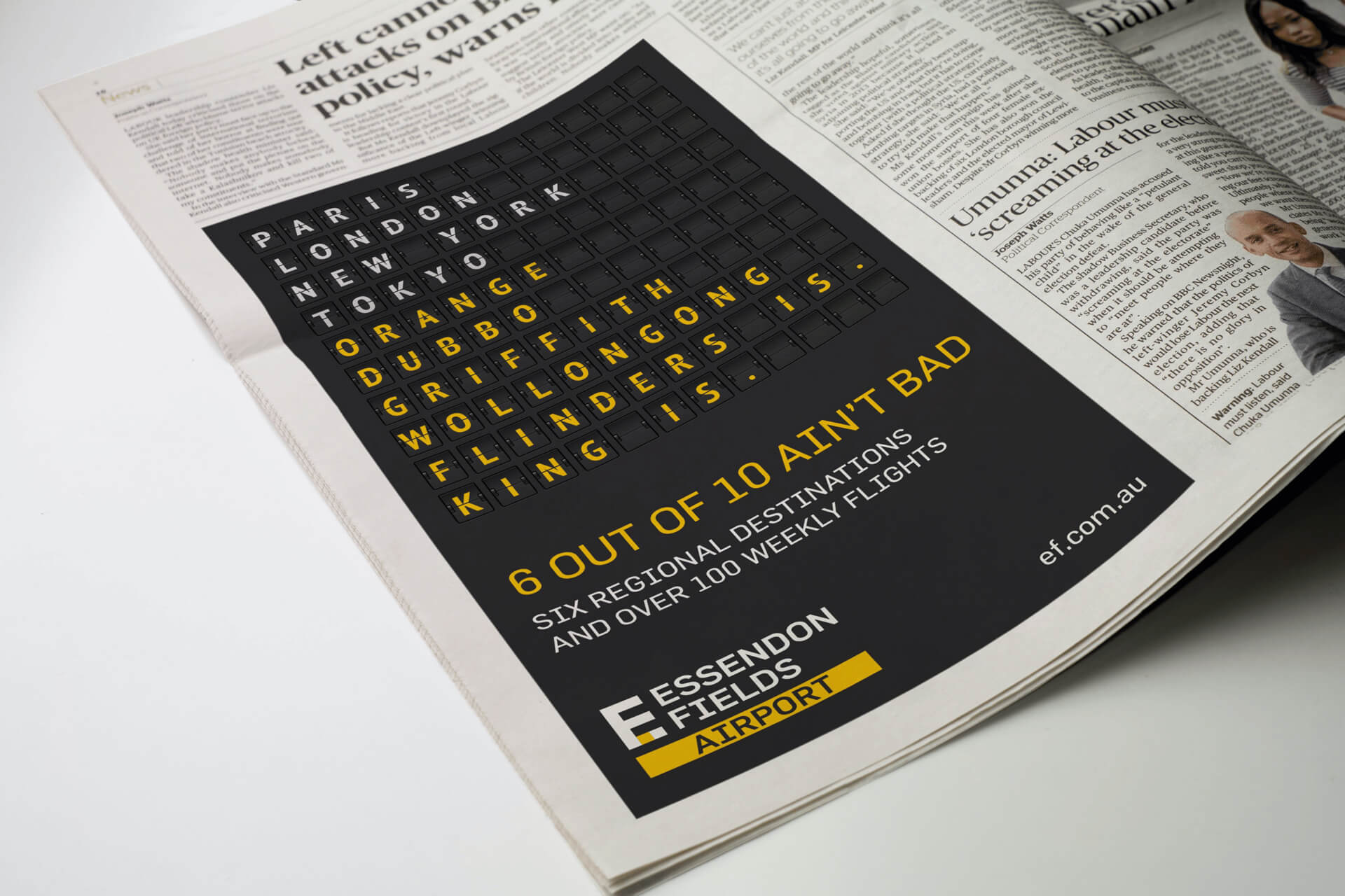 Essendon Fields Melbourne Regional Destination Campaign